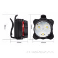 Luz trasera de bicicleta LED recargable